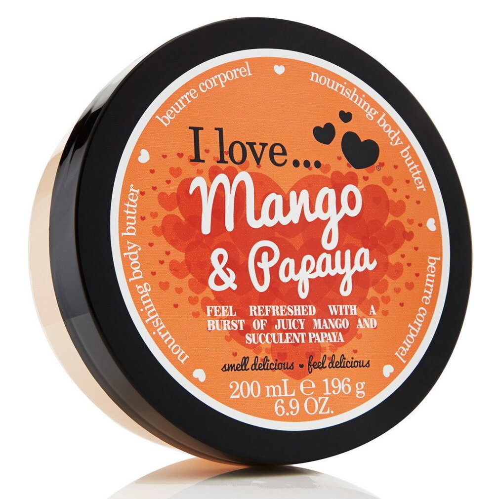 I Love... Körperpflegemittel ... Mango & Papaya Körperbutter 200ml