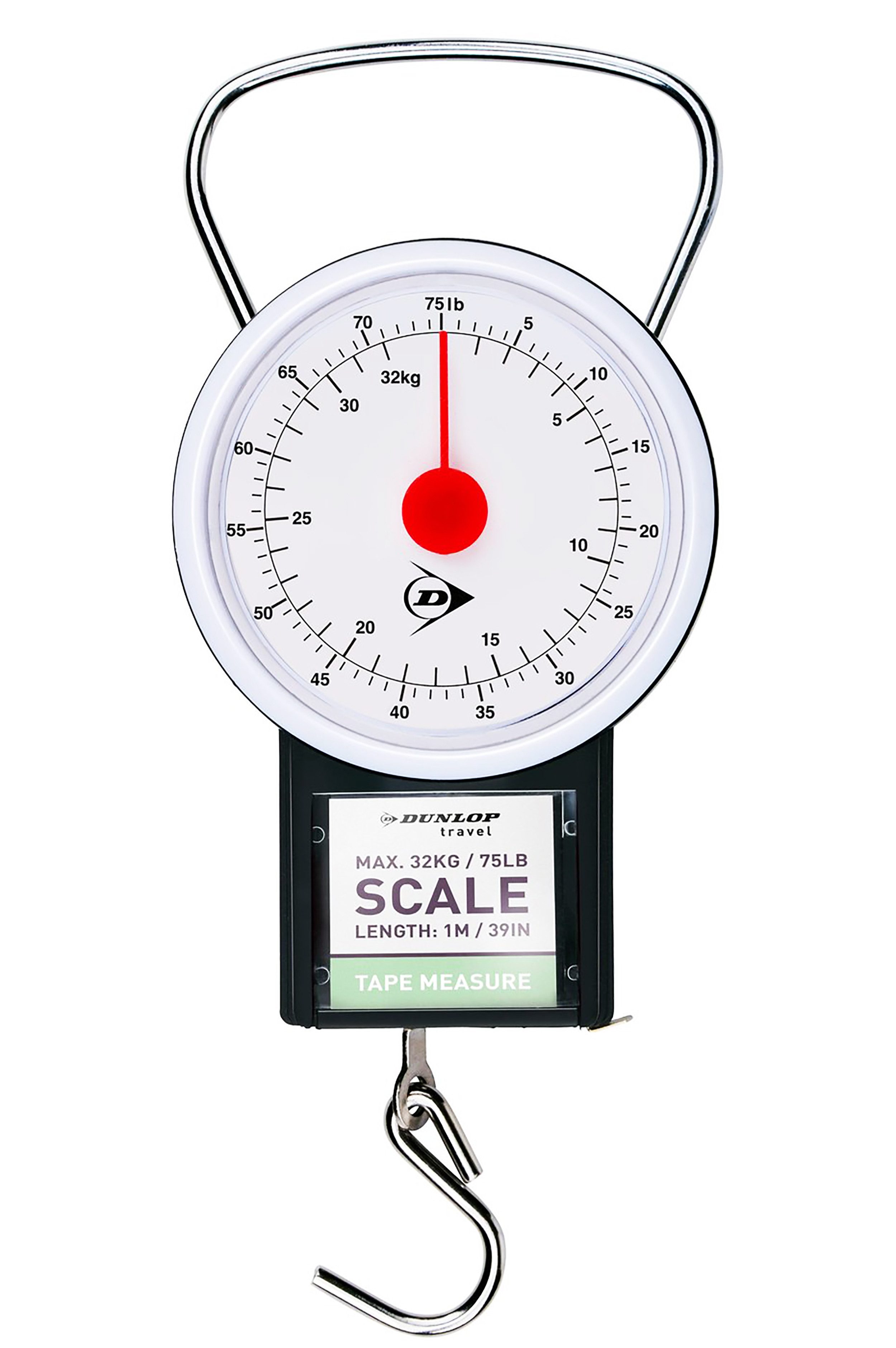 Lifetime Kofferwaage GEPÄCKWAAGE 32kg mit Maßband Kofferwaage Handwaage Zugwaage 91, Tragkraft 32 kg, Reisewaage Hängewaage Angelwaage Waage