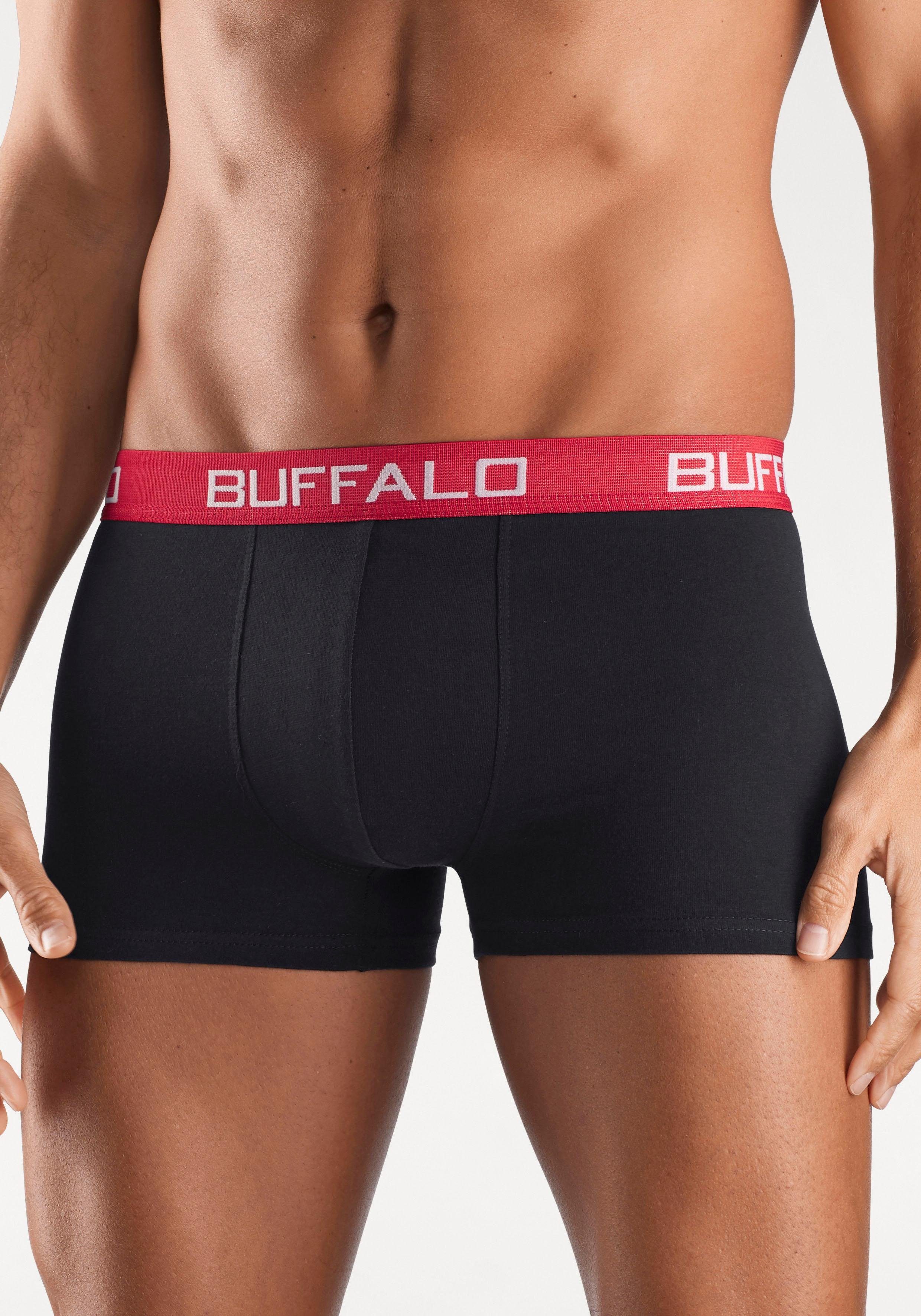 Buffalo Boxer "Boxershorts für Herren", (Packung, 4 St.), aus Baumwoll-Mix günstig online kaufen