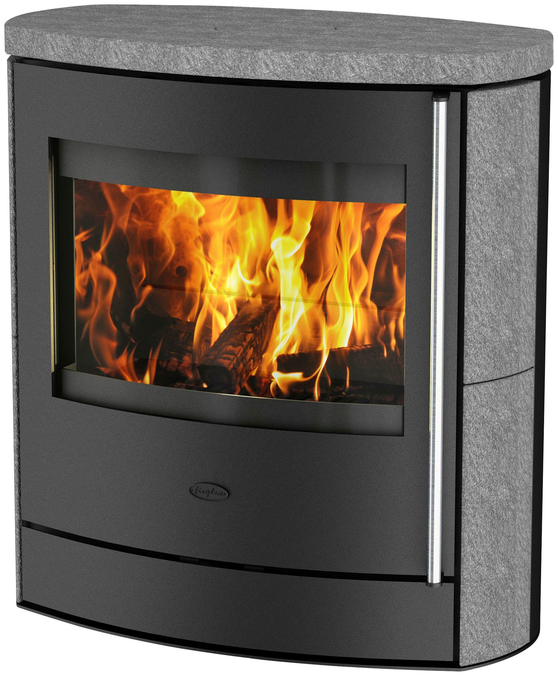 Fireplace Kaminofen Adamis Speckstein, 7 kW, Zeitbrand, weiße Feuerraumauskleidung