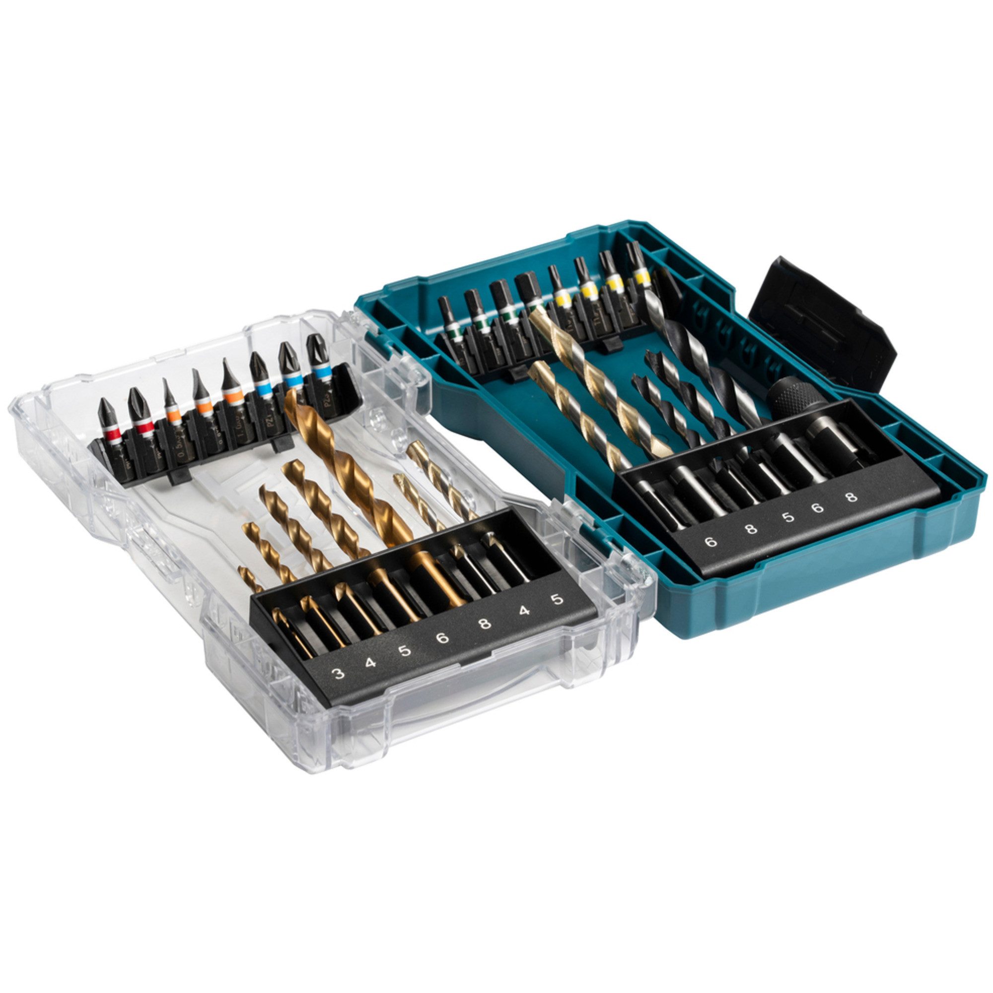 Bohrer- und Bitset Makita Bohrer- & Bit-Satz E-07054, 29-teilig
