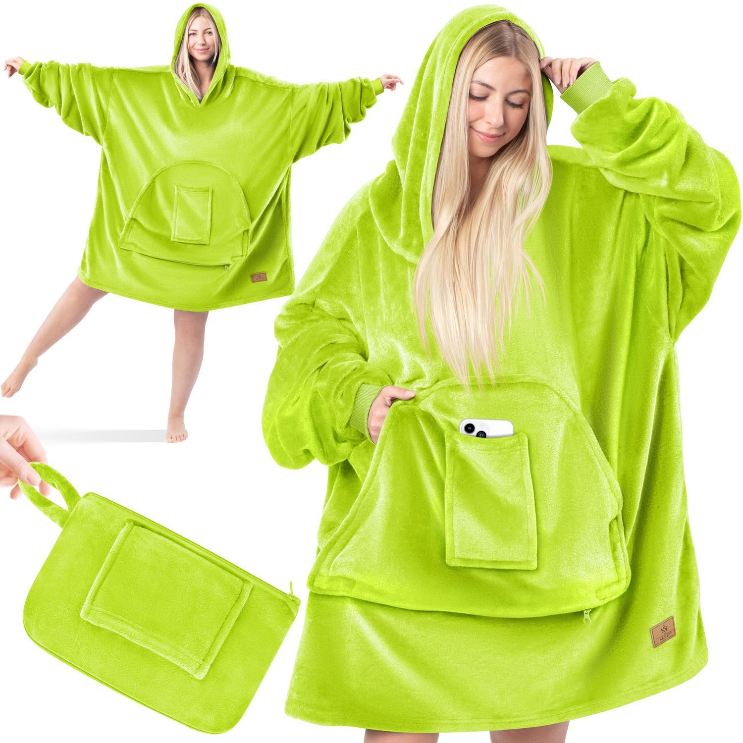 Wohndecke, KESSER, Hoodie Decke Kuscheldecke mit günstig online kaufen