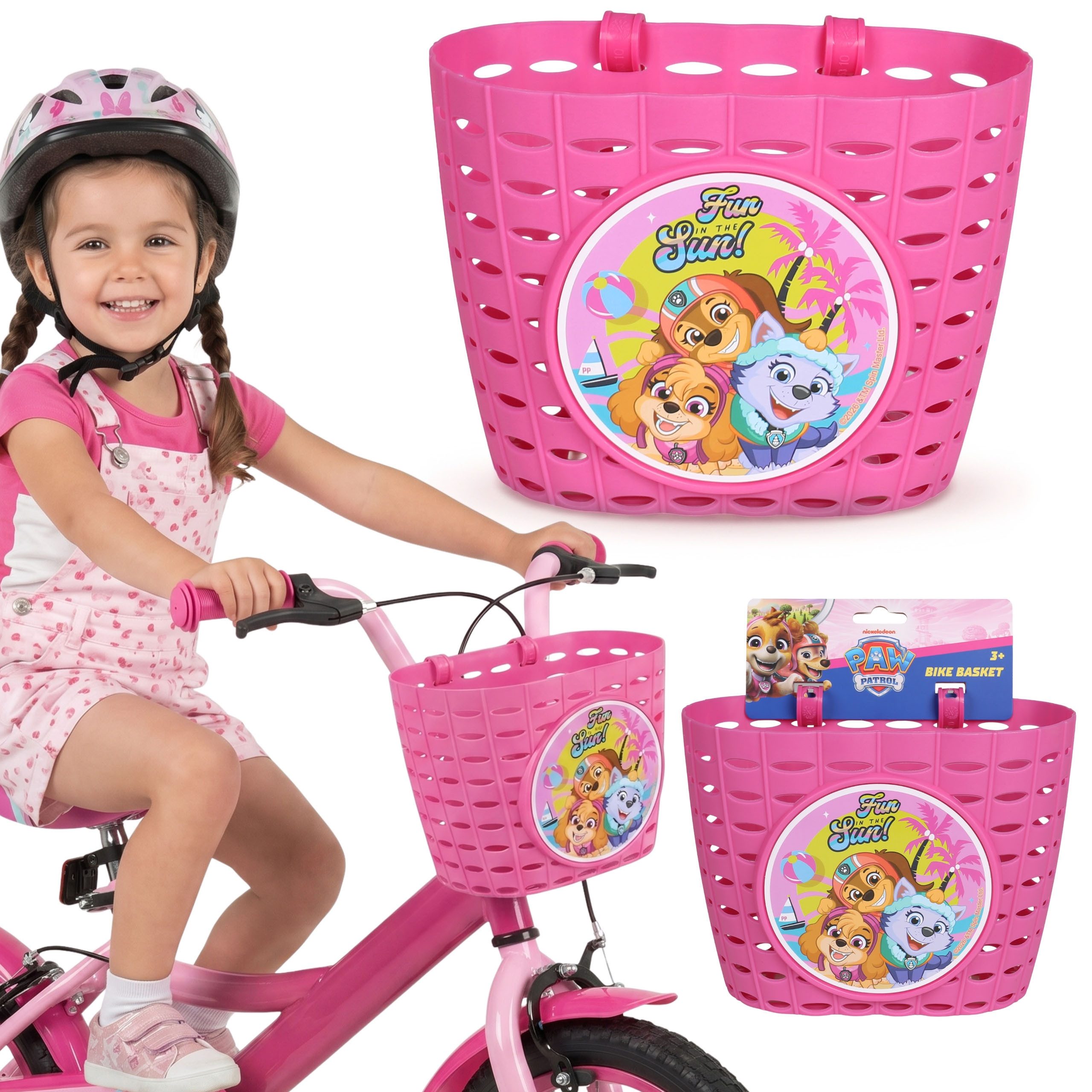 Sarcia.eu Fahrradkorb Paw Patrol Lenkerkorb für Kinder, Fahrrad & Roller, 20 x 15 x 12 cm