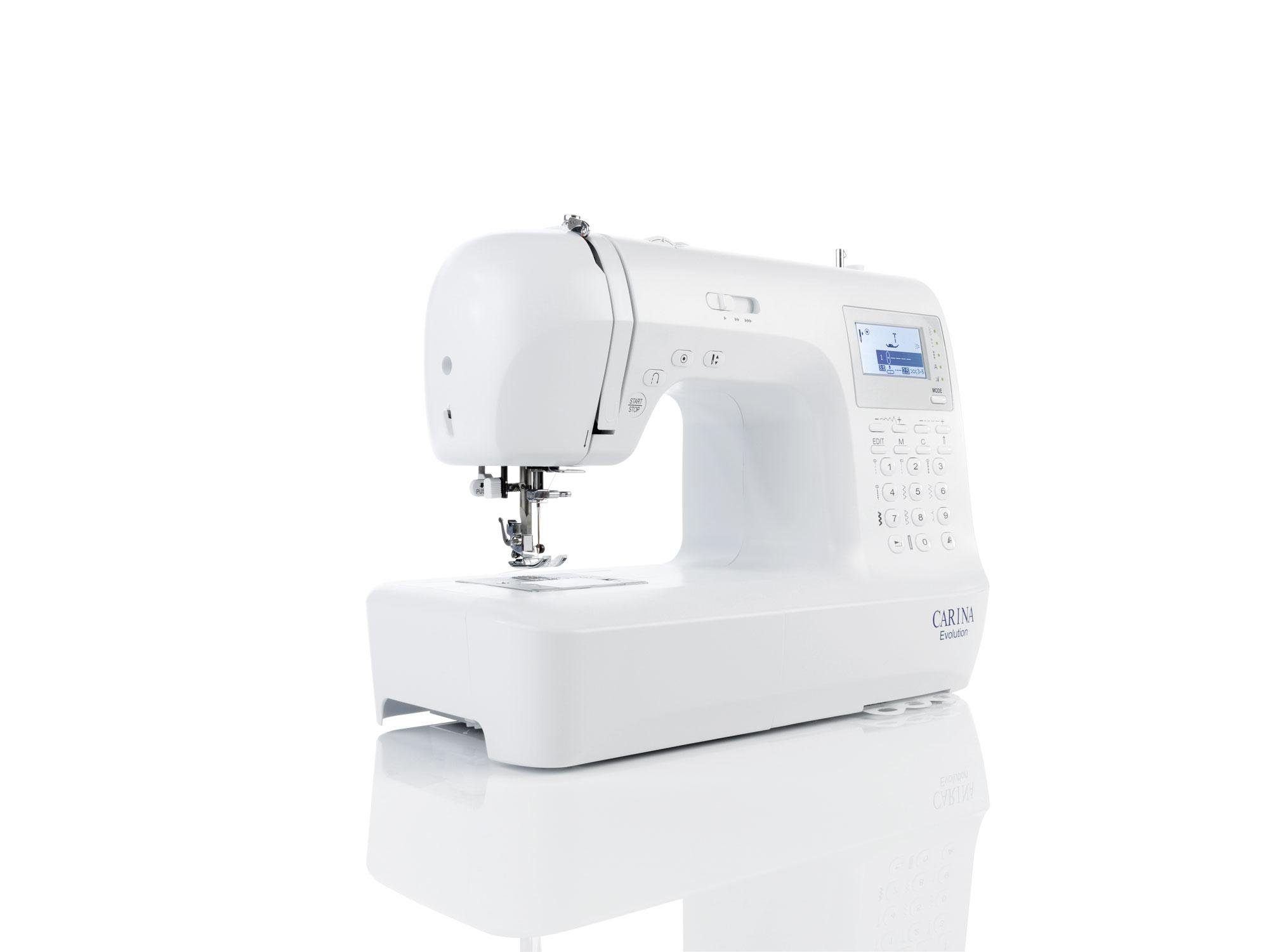 Carina Computer-Nähmaschine Nähmaschine EVOLUTION, computergesteuert, 404 Programme, mit Zubehör
