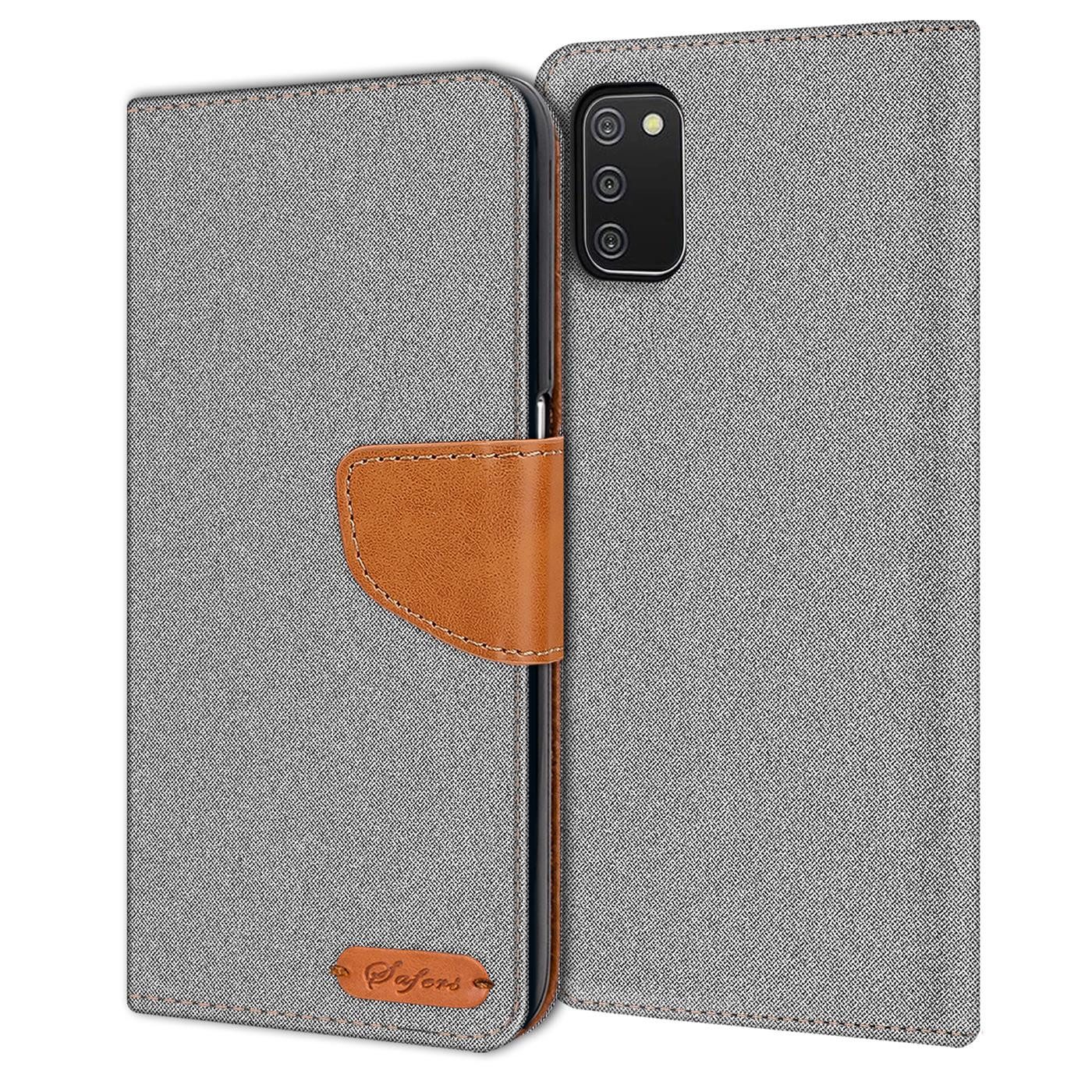 CoolGadget Handyhülle Flip Case Wallet Cover Book Tasche für Samsung Galaxy A02s 6,5 Zoll, Handy Tasche mit Kartenfach Book Schutzhülle