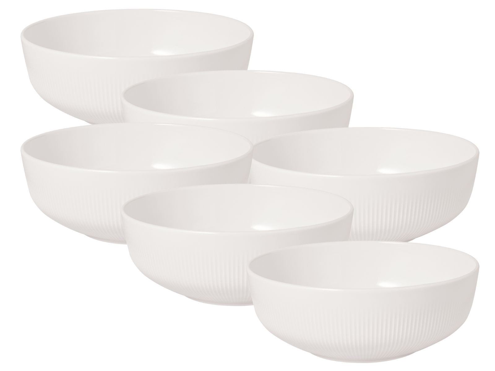 Geschirr-Set Afina Bol weiß 15cm Set6