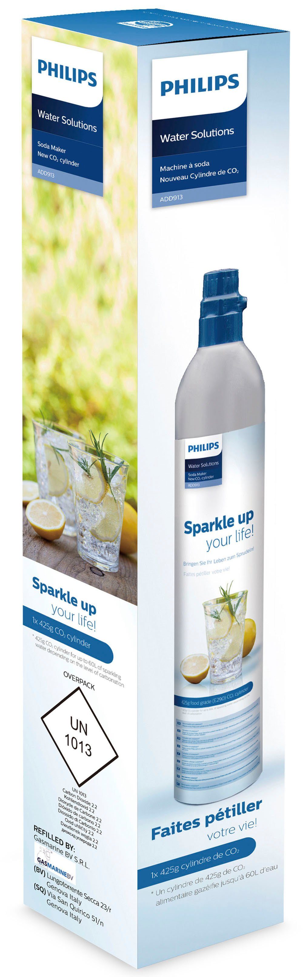 Philips CO₂-Zylinder »GoZero« für 60 Liter Wasser, Kompatibel mit Sodastrea günstig online kaufen