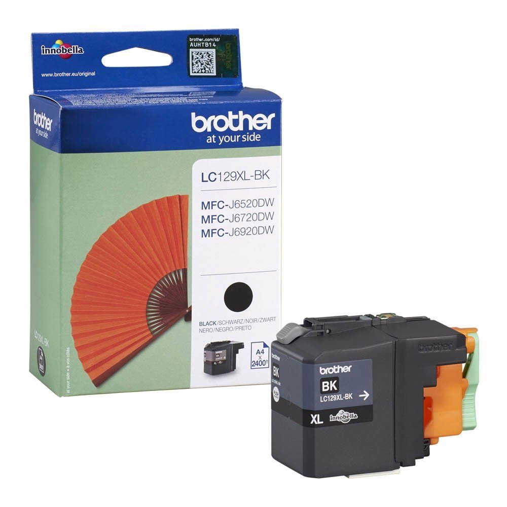 Brother 1 Tintenpatrone LC-129XL ca. 2.400 Seiten - black Tintenpatrone (1 Farbe, 1-tlg)