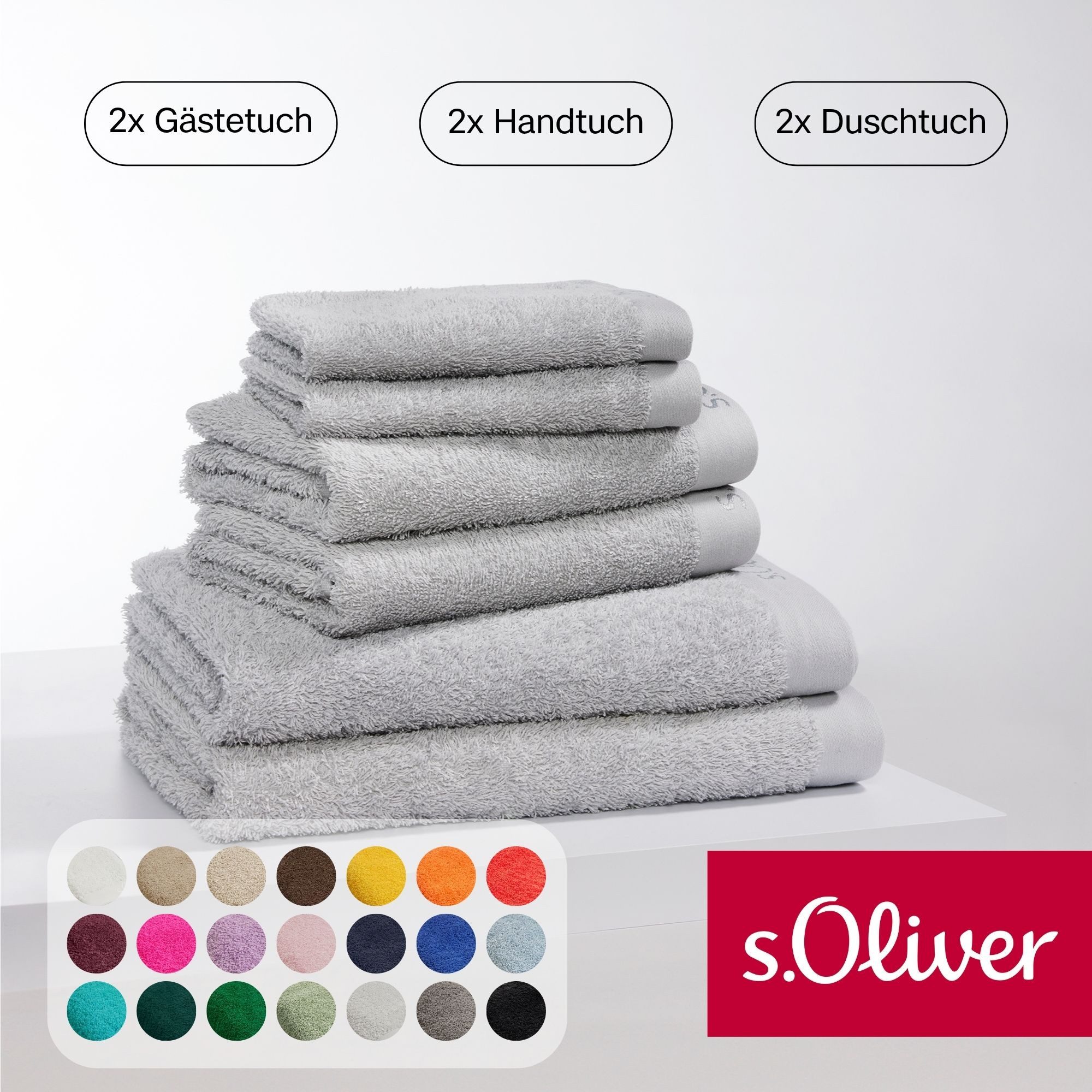 Handtuch Set s.Oliver, Premium Qualität, 600 gr/m²