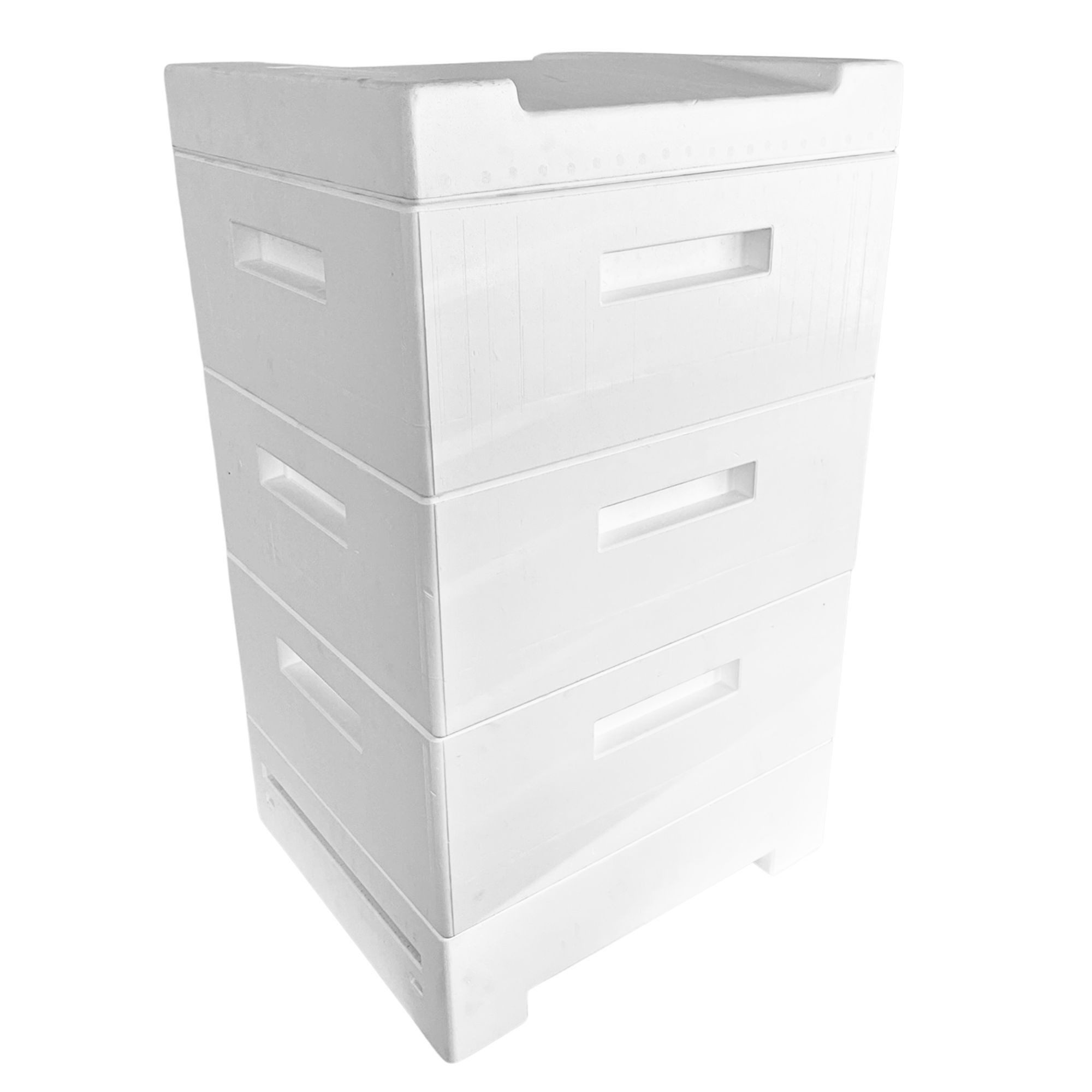 Holtermann Bienenbeute Frankenbeute Komplettbeute, Zander, Komplettbeute mit Hochboden, Komplettbeute, 1x Hochboden 3x Zarge (Zander) 1x Deckel mit Futteraussparung