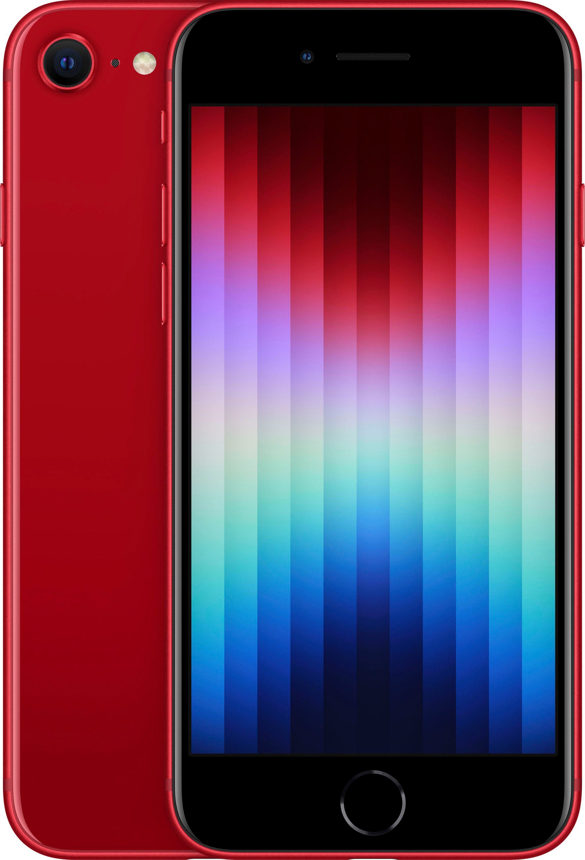 Apple iPhone SE MP (PRODUCT)RED (2022) 12 Speicherplatz, Smartphone cm/4,7 (11,94 Zoll, GB Kamera) 256
