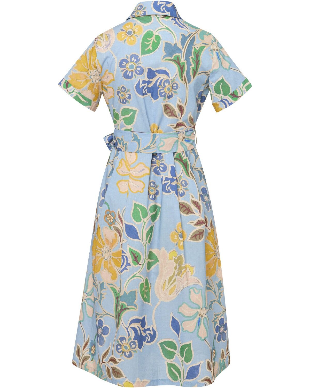 Highmoor Hemdblusenkleid Halbarm-Kleid mit Gürtel günstig online kaufen