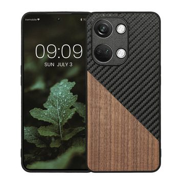 kwmobile Handyhülle Hülle für OnePlus Nord 3 5G, Holz Handy Schutzcase - Handy Case Schutzhülle - Smartphone Cover