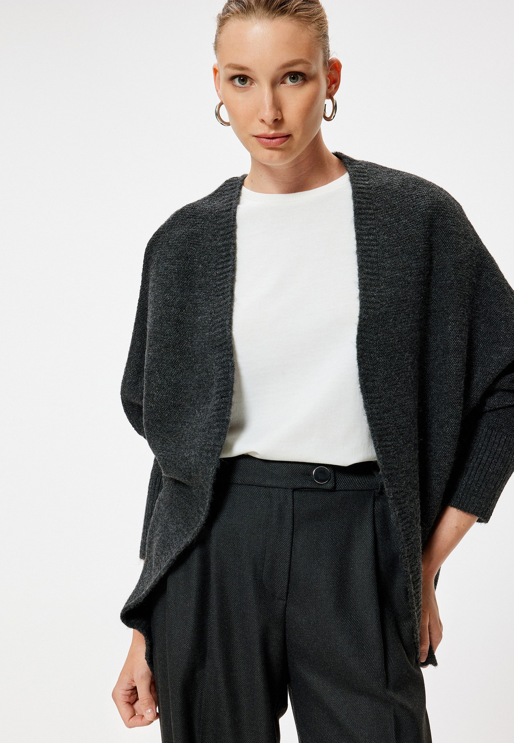 Koton Cardigan V-Kragen Normale Länge
