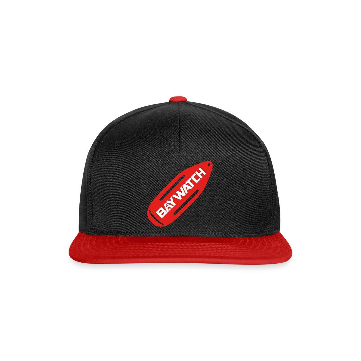 Spreadshirt Snapback Cap Baywatch Rote Rettungsboje Snapback Cap (1-St)