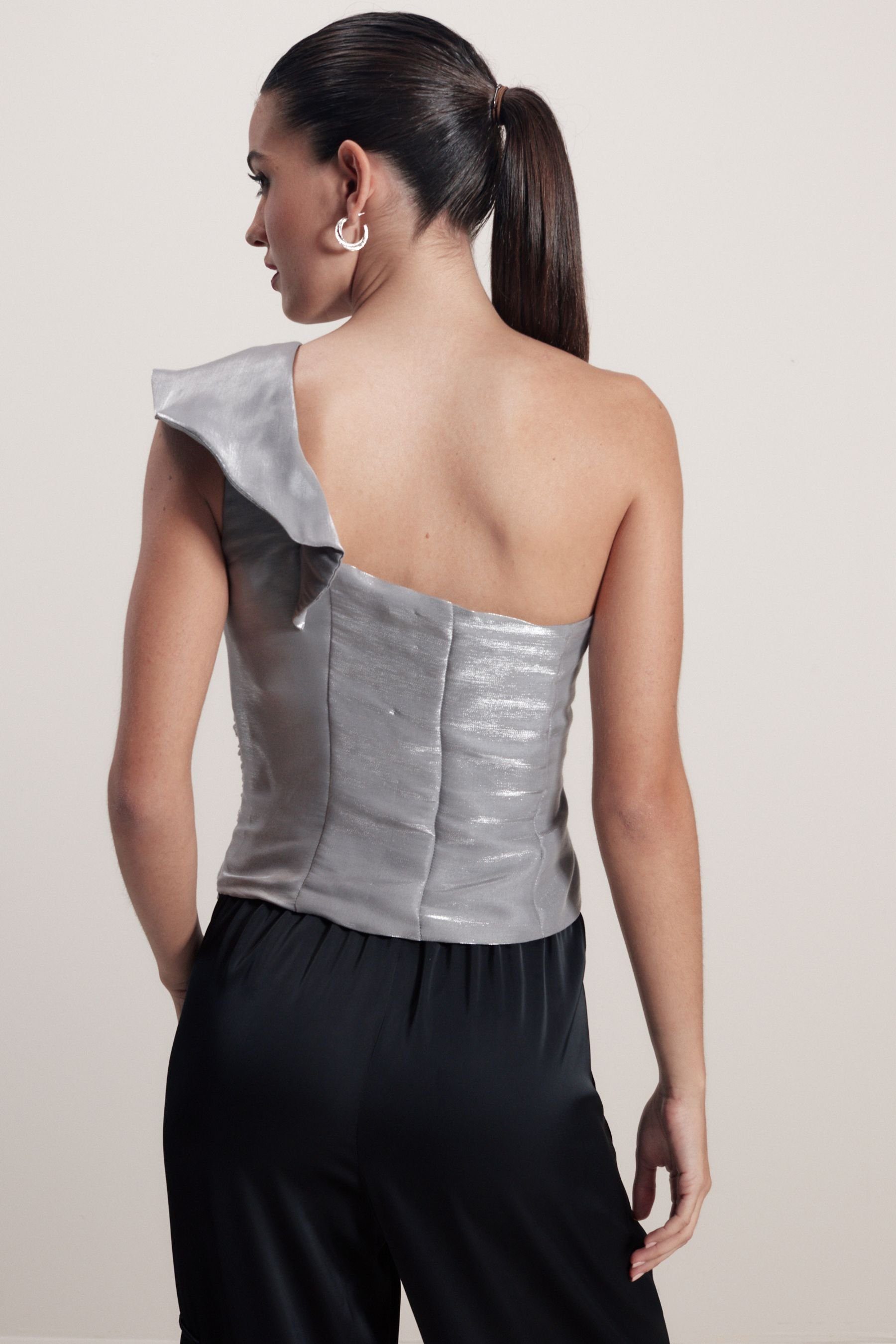 Next One-Shoulder-Top One-Shoulder-Top mit Rüschen (1-tlg) günstig online kaufen