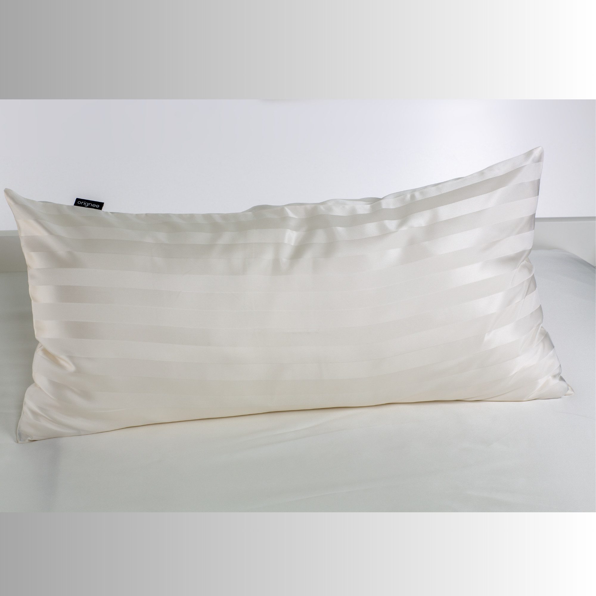orignee Kissenbezug Seidenkissenbezug aus 100% Seide white Stripes, elegant günstig online kaufen