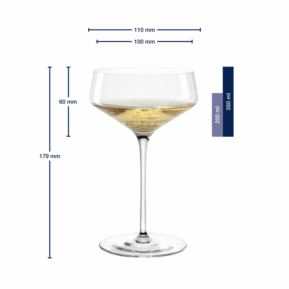 LEONARDO Champagnerglas PUCCINI 350 ml, Kristallglas