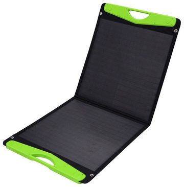 offgridtec Solarmodul 100W Hardcover Solartasche und 2x 2A USB Anschluss, 100 W, Monokristallin, robust und wasserabweisendes Polyamid-Gewebe