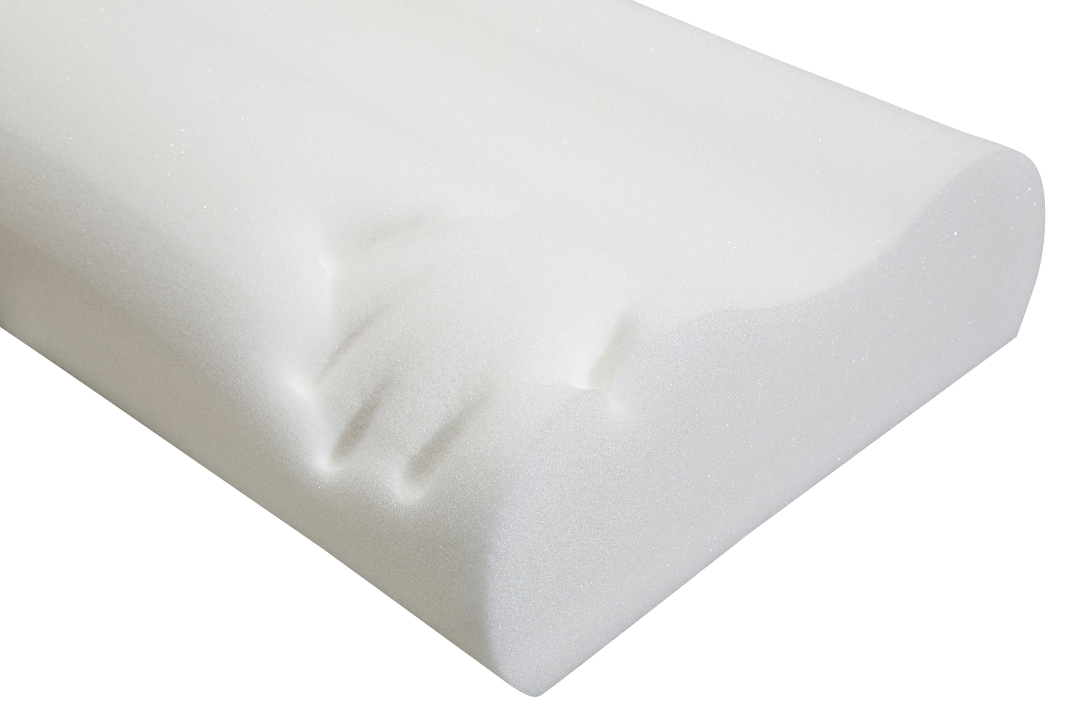 Jekatex Nackenstützkissen Lily, Kissen ergonomisch geformt & druckentlastend, Füllung: Viscoschaum, Bezug: Polyester, Seitenschläfer, Rückenschläfer, Kopfkissen – Bild 4 von 5