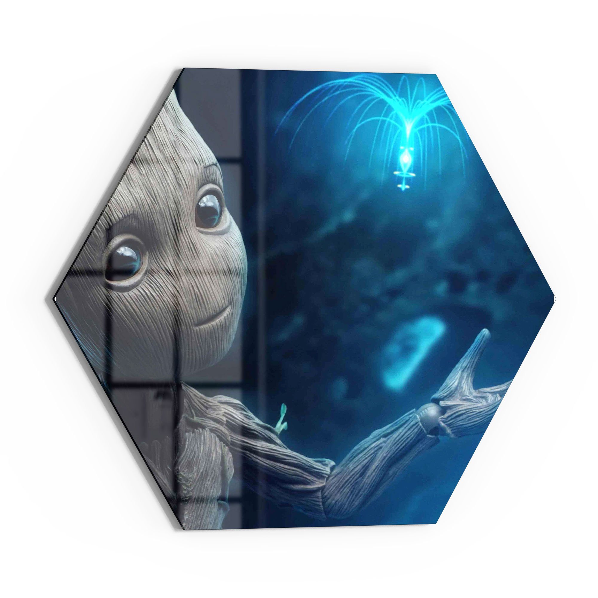 DEQORI Glasbild 'Niedlicher Baby Groot', 'Niedlicher günstig online kaufen