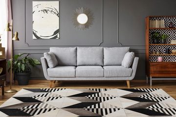Teppich Lavin 425, Padiro, rechteckig, Höhe: 8 mm, Handgenähtes und hochwertig verarbeitetes Unikat