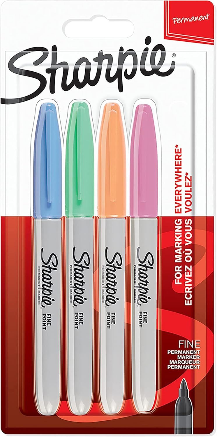 Sharpie Marker Sharpie PermMarker F Pastell 4er