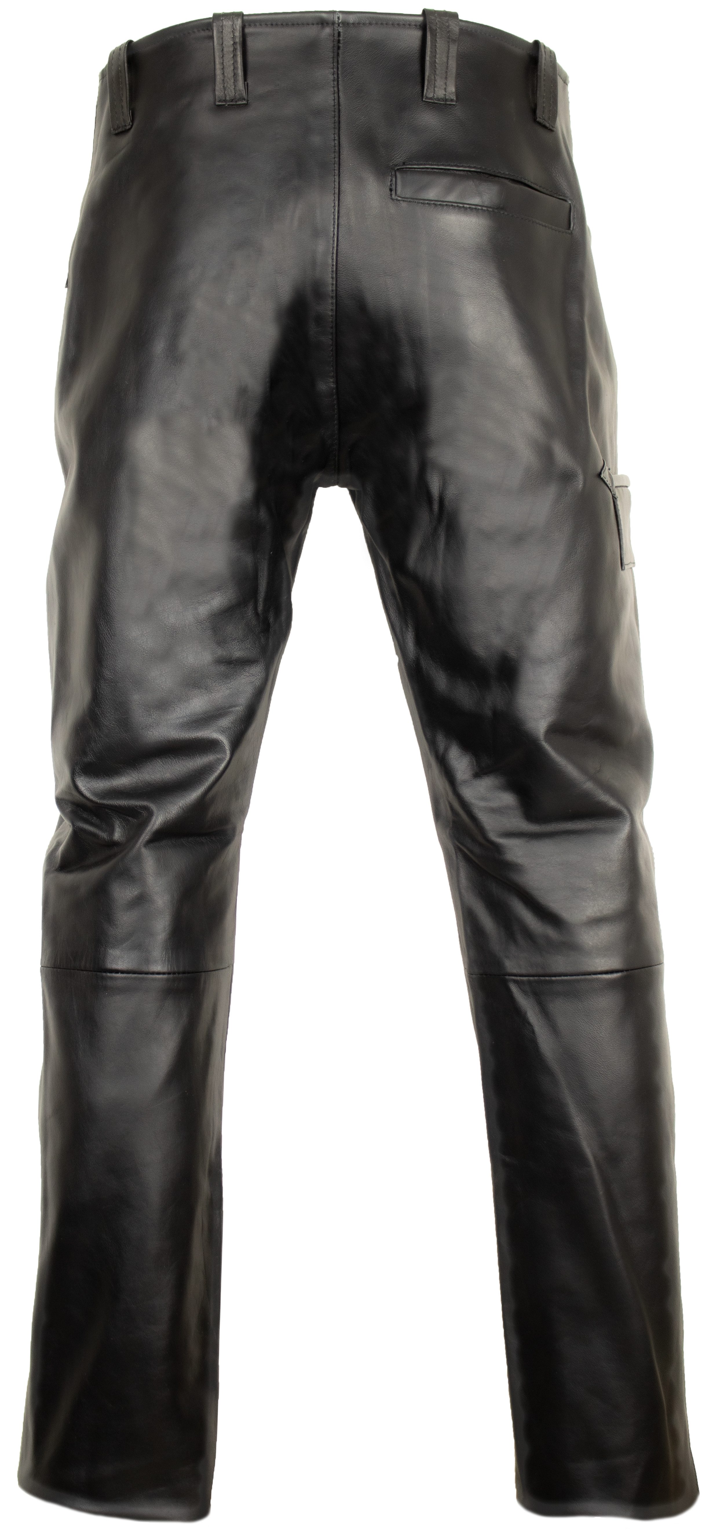 MDM Lederhose Herren Leder Zimmermannshose, Zunfthose aus Echtem Leder Schw günstig online kaufen