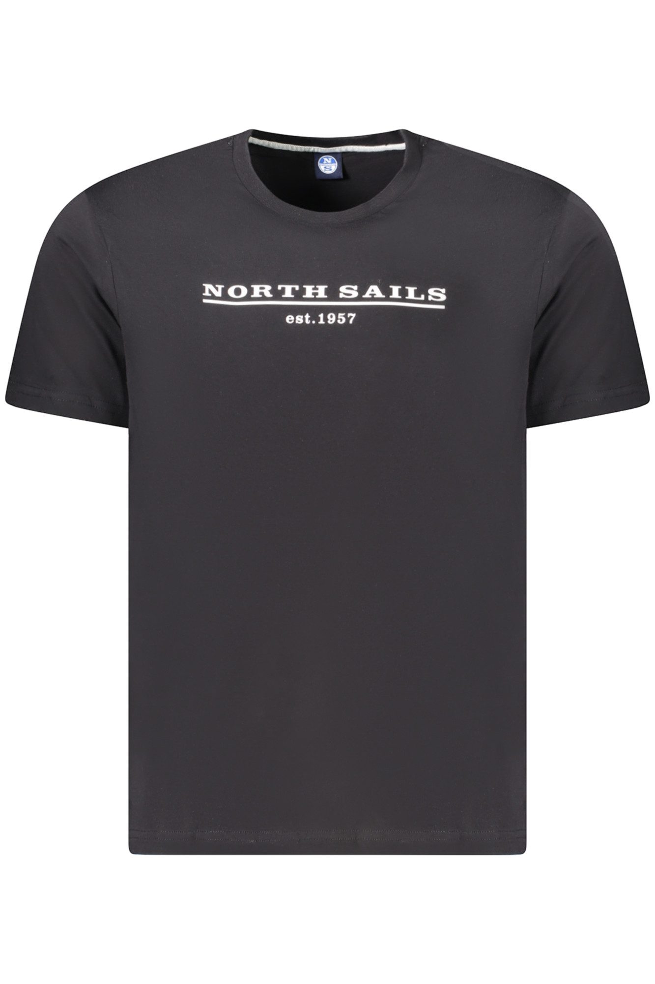 North Sails T-Shirt Herren T-Shirt Schwarz mit Logo und