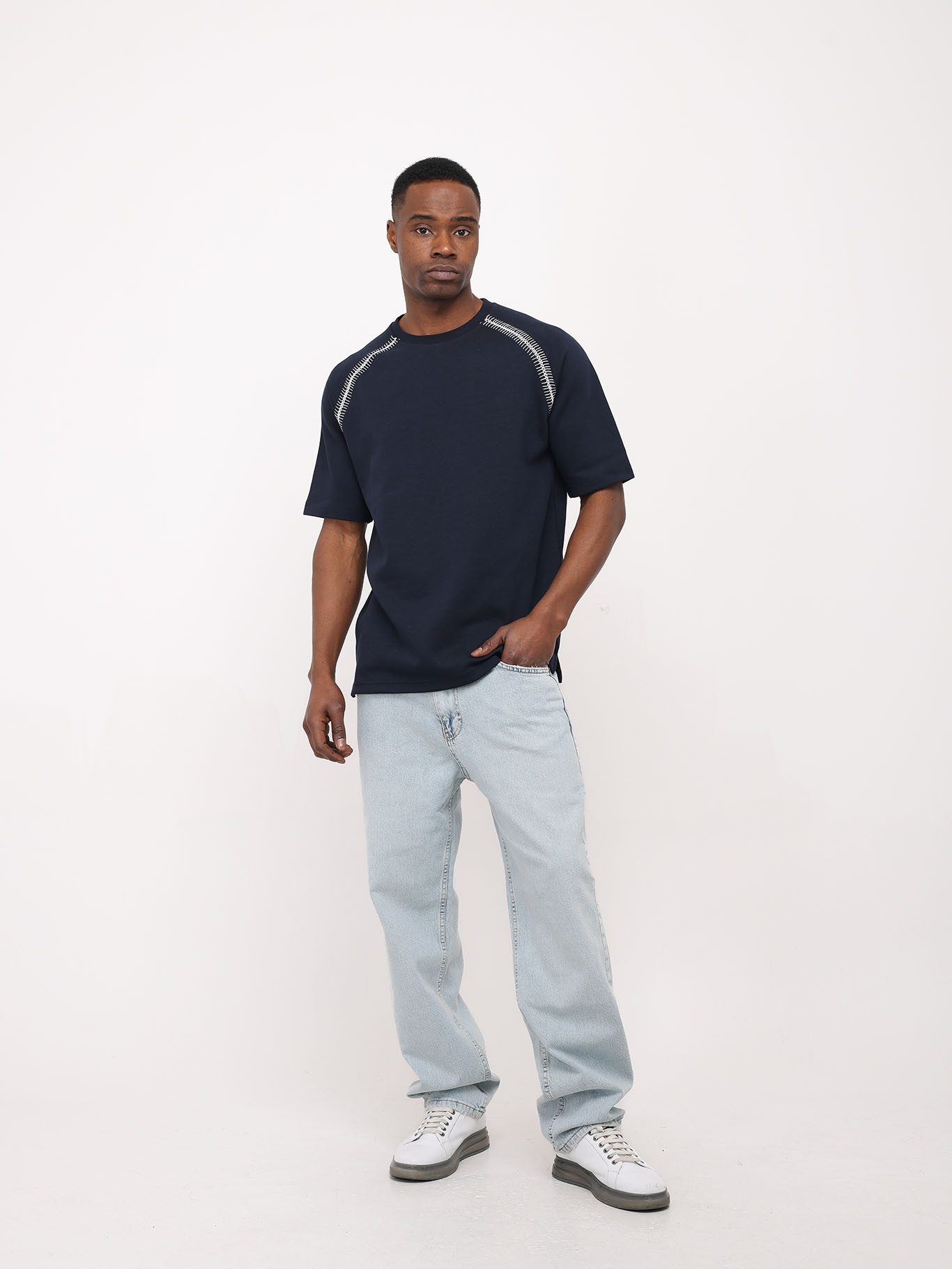 Denim House T-Shirt Lässiges Herren Regular günstig online kaufen