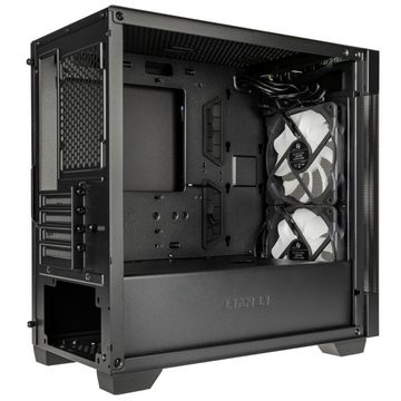 Lian Li PC-Gehäuse Lian Li LANCOOL 205M Micro-Tower Gehäuse, Gaming-Gehäuse Schwarz