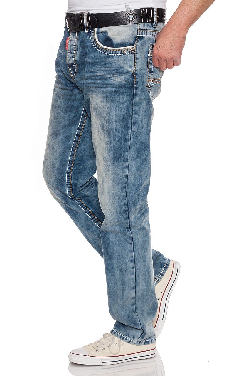 Cipo & Baxx Straight-Jeans Regular Fit günstig online kaufen
