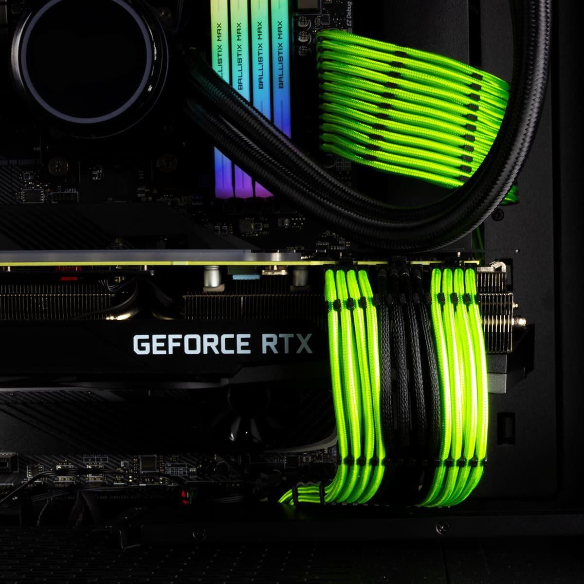 ONE GAMING Kabel-Sleeve-Set - Grün - Computer-Kabel