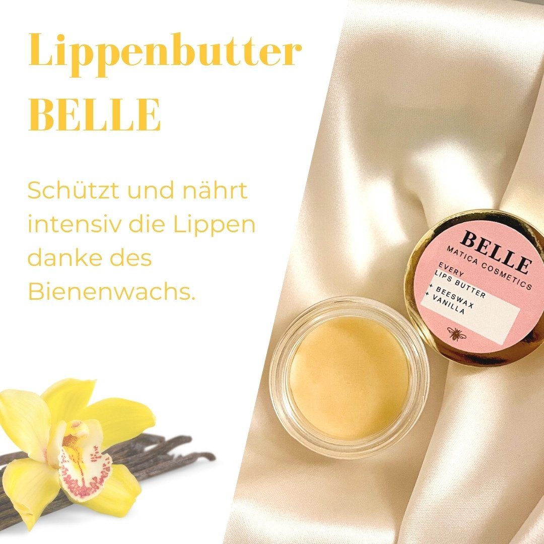 Matica Cosmetics Lippenbalsam Lippenbutter Vanille – BELLE