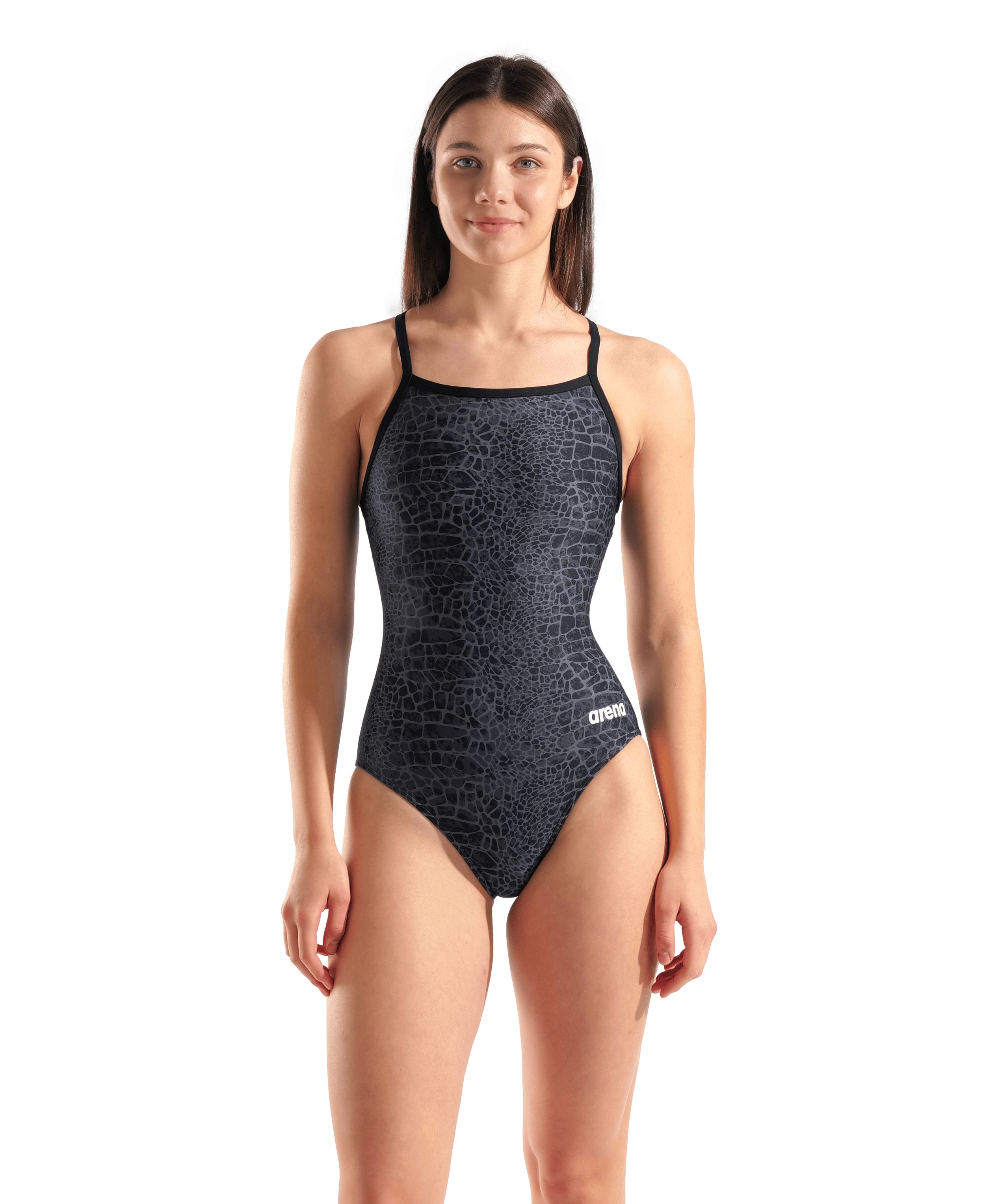 Arena Badeanzug W ARENA SNAKESKIN SWIMSUIT LIGHTDROPBACK