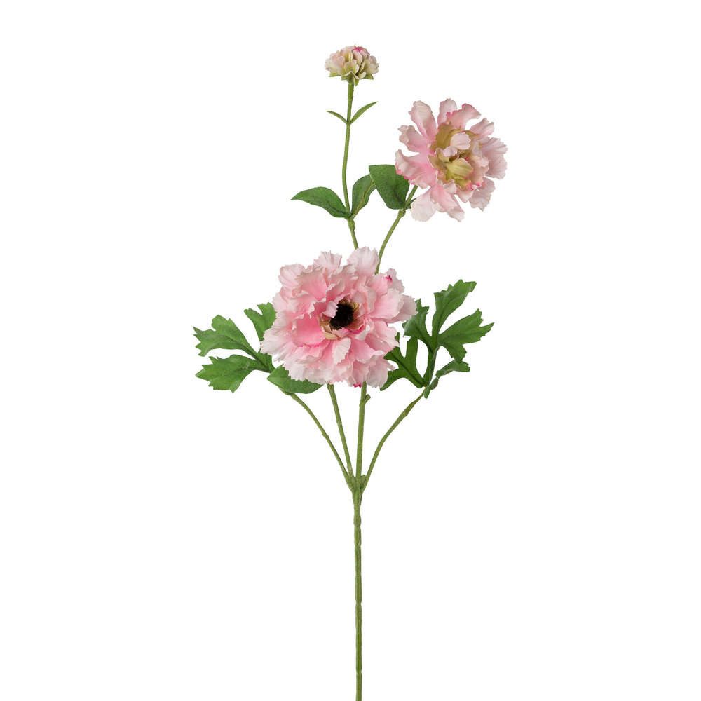 Kunstblume Künstlicher Ranunkelzweig ca. 71cm. Kunstblume Ranunkel, Gasper, Höhe 71.00 cm
