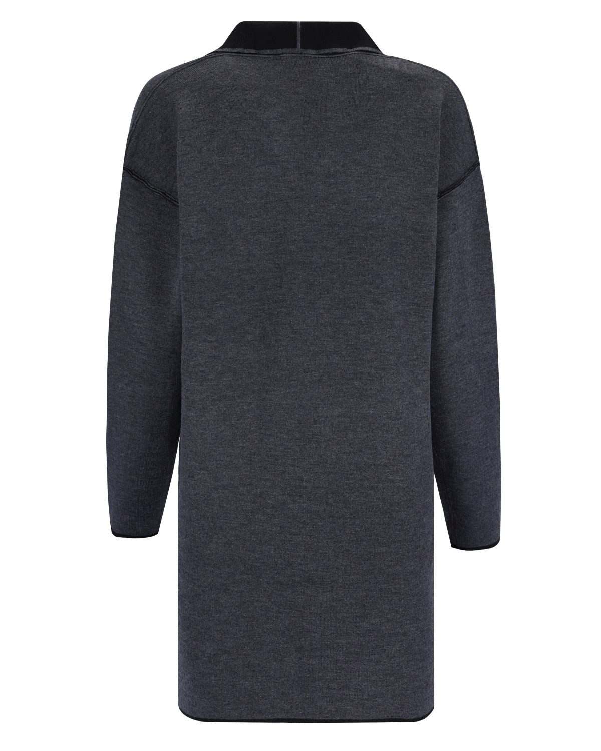 Hajo Strickjacke Long Strickjacke Doubleface Optik