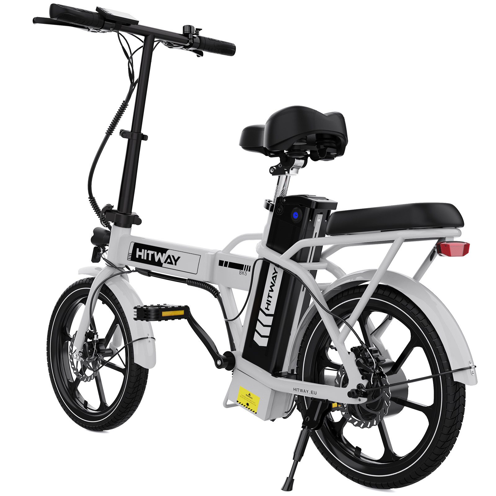 HITWAY E-Bike Mountainbike 20*4,0 Zoll Elektrofahrrad EMTB Pedelec mit 48V23,4Ah Akku bis 180km, 7 Gang shimano shimano Schaltwerk, Kettenschaltung, 250W Heckmotor, 1123,2 Wh, E-MTB Pedelec mit APP NFC