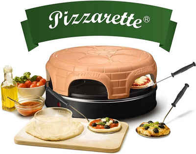 Emerio Standgrill Pizza-Ofen, PIZZARETTE PO-115848.1 für 6 Personen Mini-Pizza, 1500 W