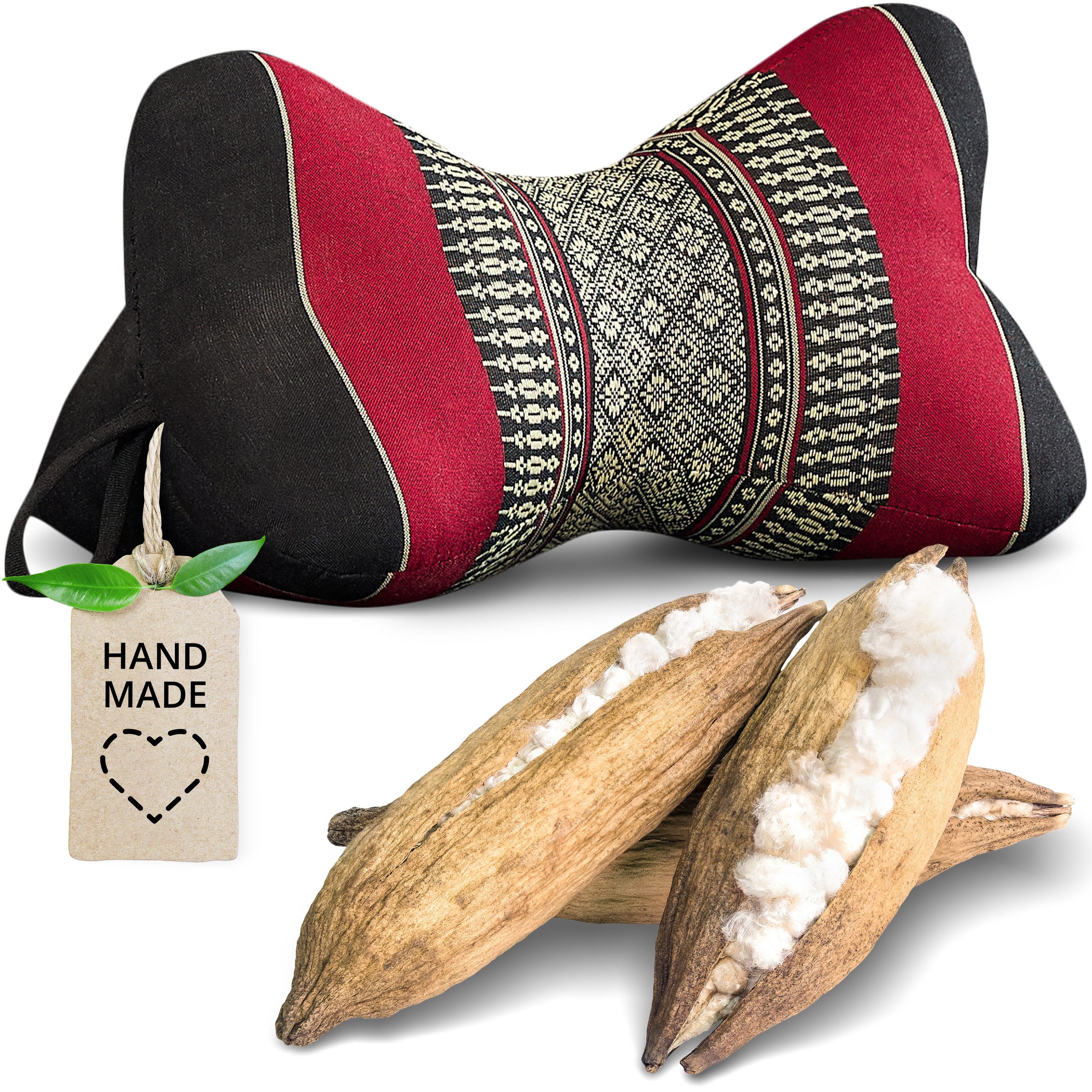 livasia Nackenstützkissen Knochenkissen, vegan und handgefertigt, Ø 15x32cm günstig online kaufen