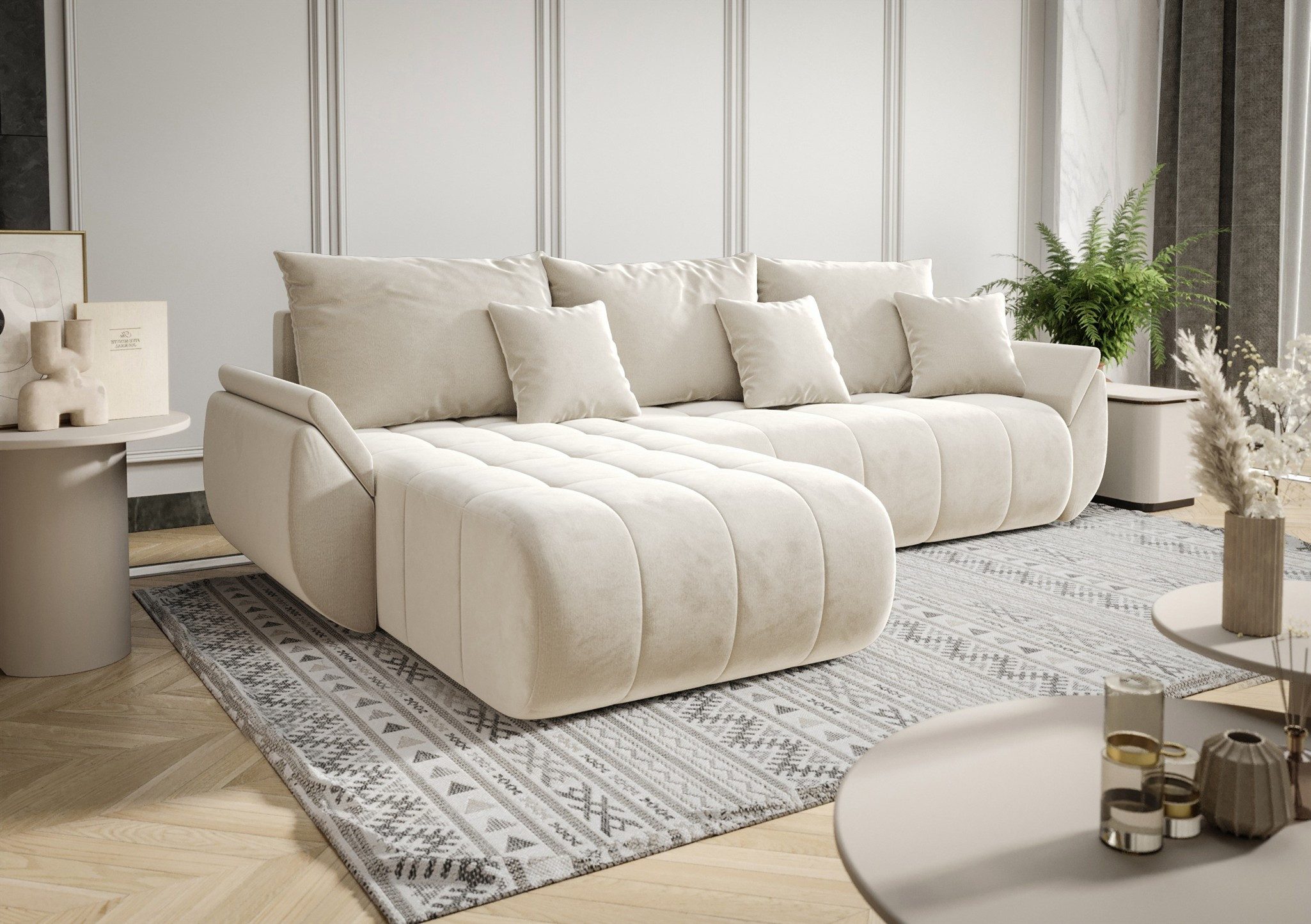 Fun Möbel Ecksofa Sofa Schlafsofa AKITA günstig online kaufen