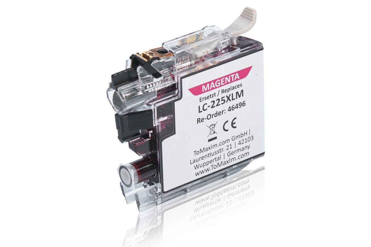 Inkadoo Inkadoo Brother LC-225XLC LC225 XL C Tintenpatrone Tintenpatrone Magenta