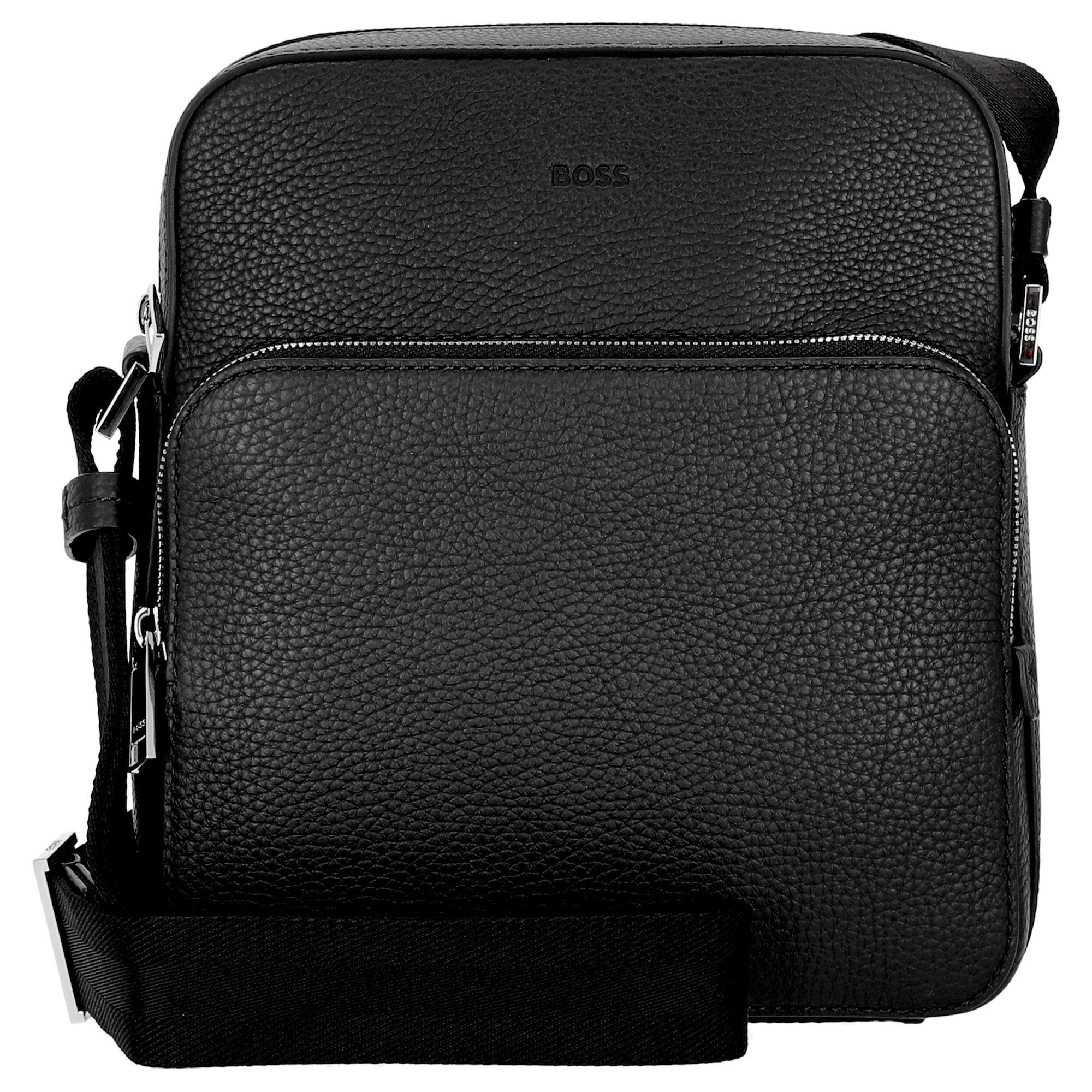 Umhängetasche Crosstown - Umhängetasche Leder 26 cm (schwarz)