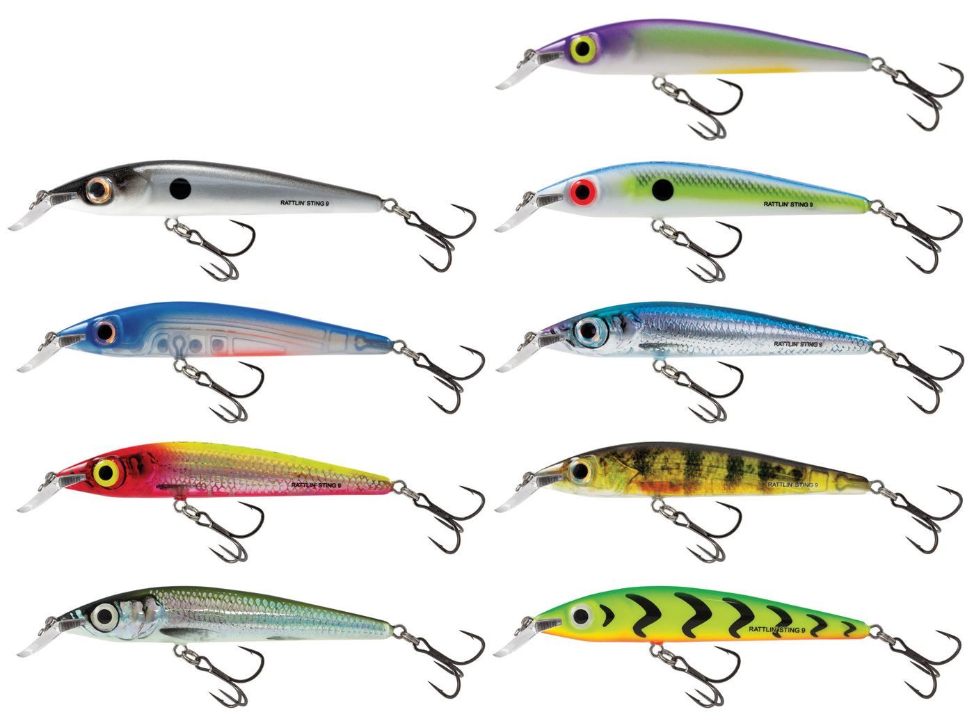 Salmo Kunstköder Salmo Rattlin Sting Suspending 9cm 11g - Wobbler