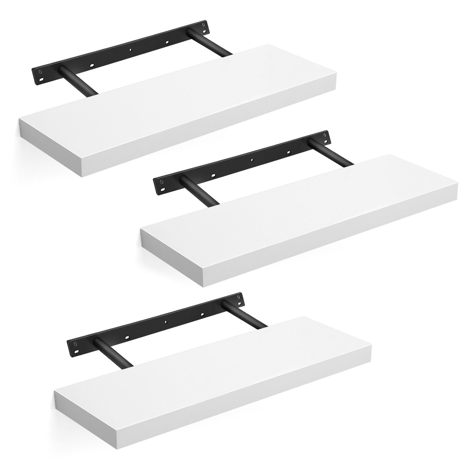 VASAGLE Wandregal, 3-tlg., Wandboard, Bereite 40 günstig online kaufen