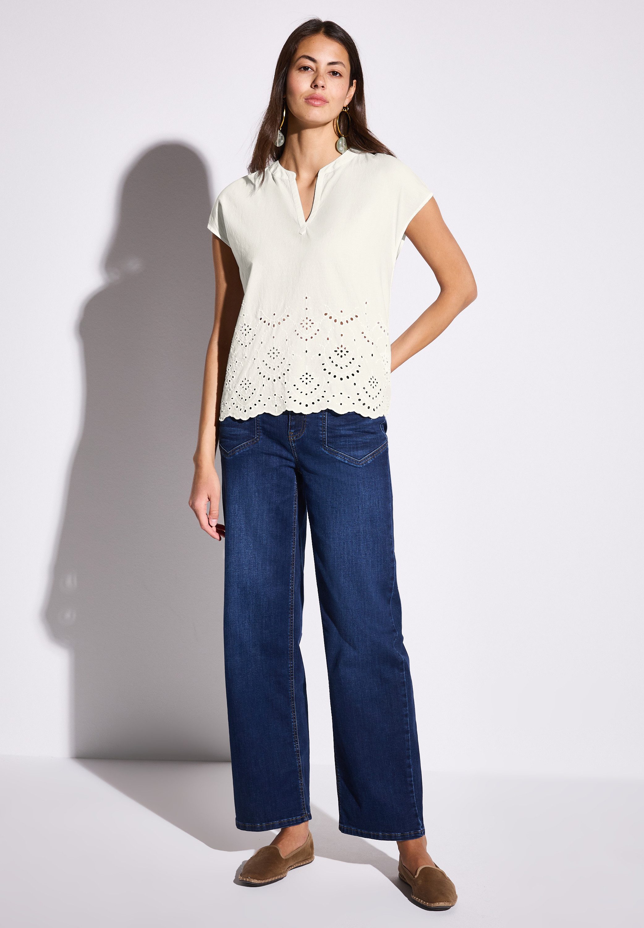 STREET ONE Shirtbluse aus reiner Baumwolle