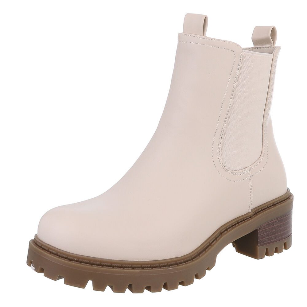 Ital-Design Elegante Damen Boots mit Blockabsatz günstig online kaufen