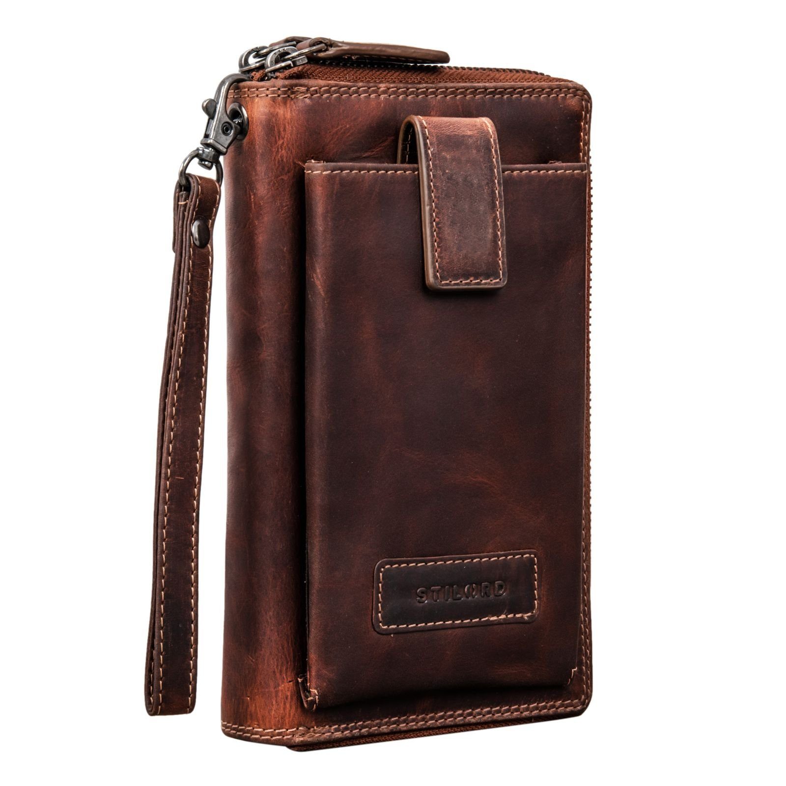 Geldbörse "Kieran" Reisebrieftasche Leder
