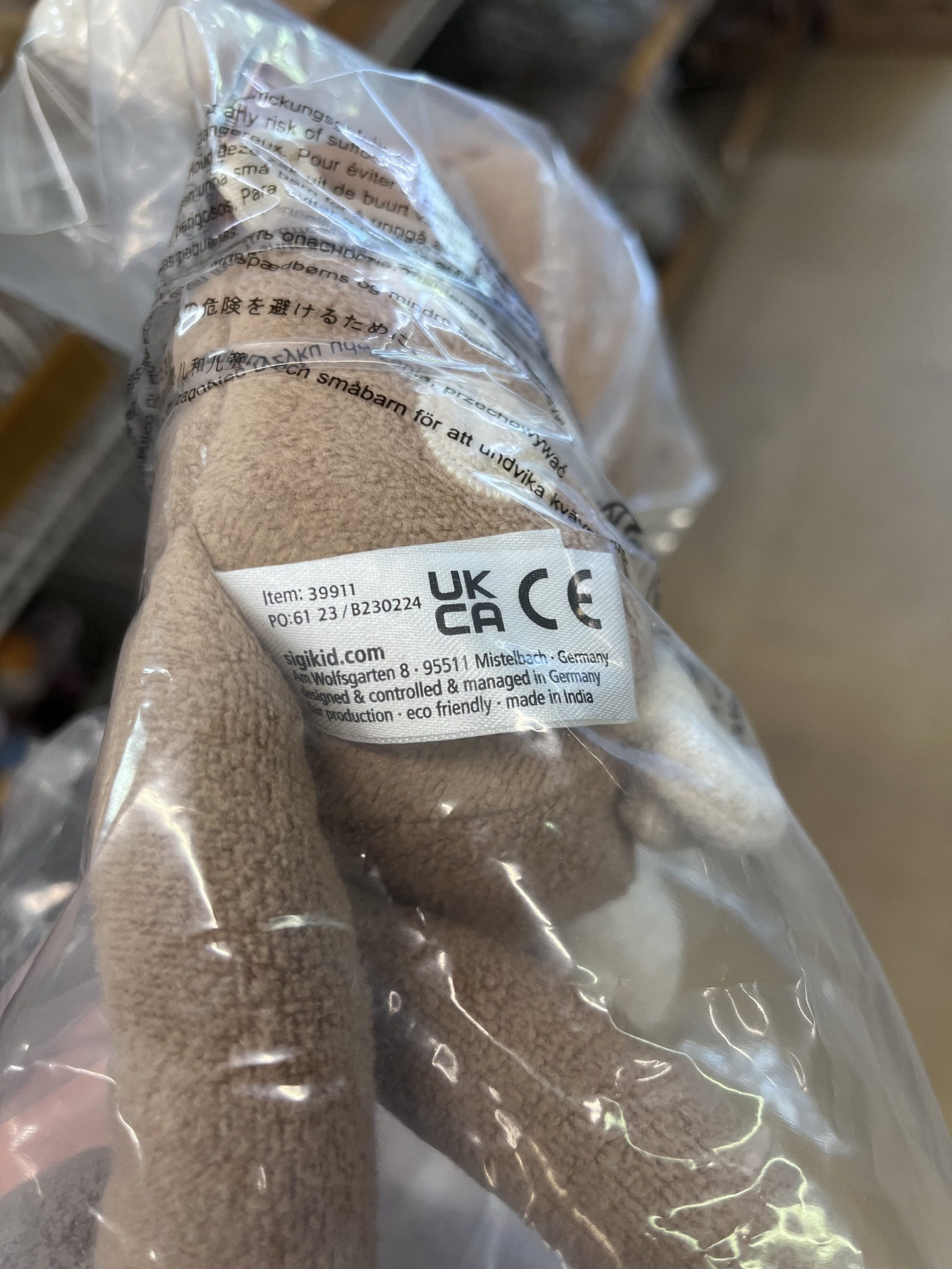 Sigikid Kuscheltier Kuschel- und Spielfigur für Babys und Kinder (1-St)