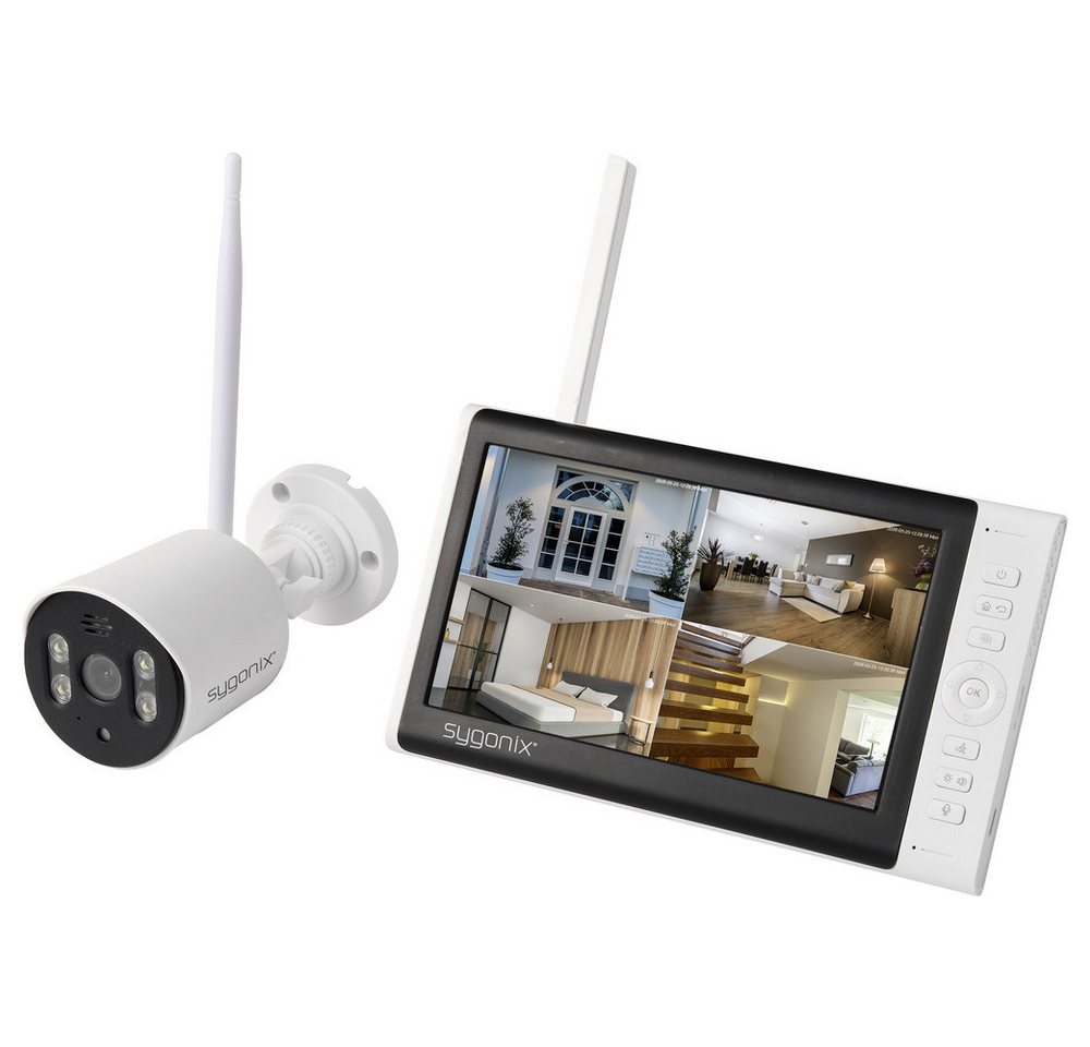 Sygonix Überwachungskamera Sygonix SY-7187100 Funk-Überwachungskamera-Set 4-Kanal mit 1 Kamera 1